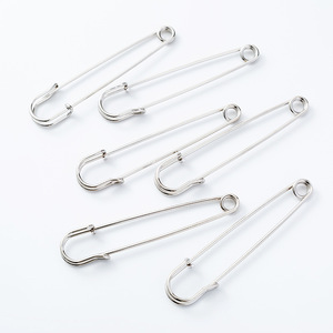 Safety <b>Pins</b> Large Silver White 16mm Head Standard Spring <b>Pin</b> For Clothing Diy Jewelry Accessories - Product Image 4