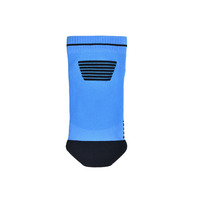 Chaussettes de compression miniatures unisexes personnalisées pour le sport, antidérapantes, en maille, pour marathon et randonnée, antibactériennes, avec logo d'usine sur le dessous
