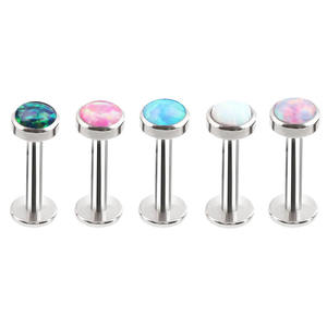 Anillos de Labio de Titanio G23, Piercings de Oídos con Ópalo, Joyería para Mujeres y Hombres, para Bodas, Fiestas y Regalos - Product Image 3