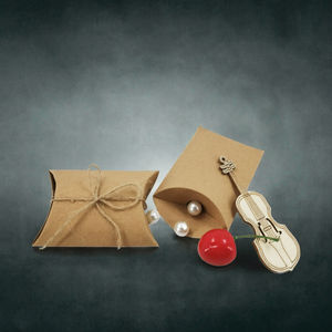 Caja de Regalo Autoformable de Papel Kraft con Lámina Dorada Personalizada al por Mayor, Embalaje Reciclable para Jabón, Dulces, Palomitas de Maíz, Almohadas, Exhibición y Almacenamiento - Product Image 3