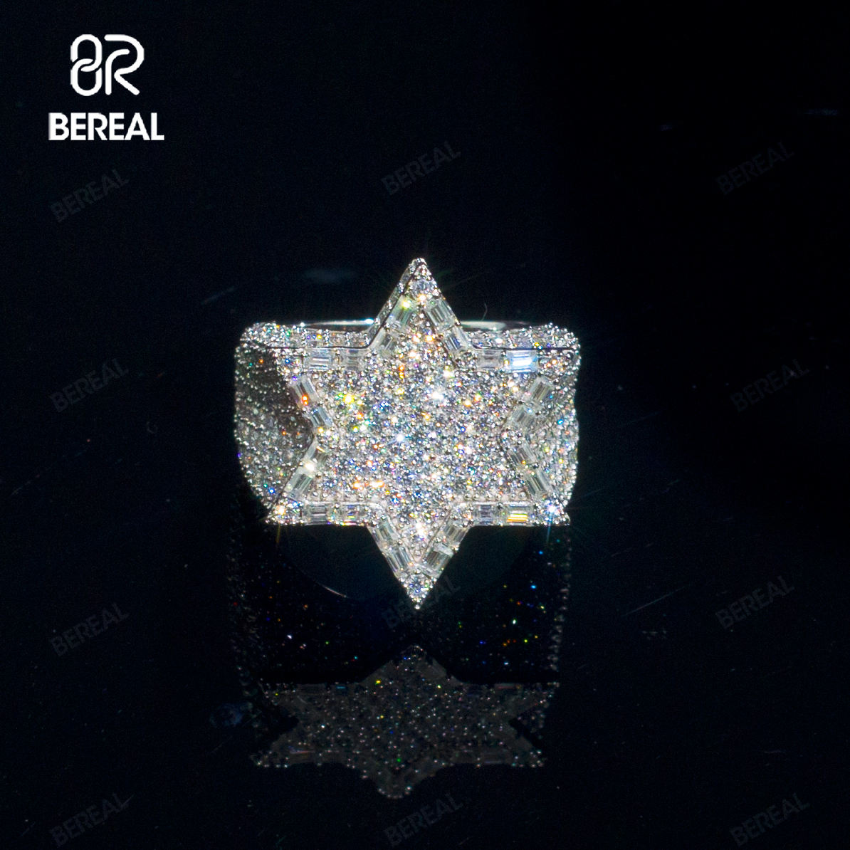 เงิน + Moissanite WG