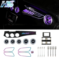 Kit d'éclairage d'ambiance LED pour l'intérieur des voitures Mercedes Benz Classe A, Classe B, GLA, CLA, W156, W246, W117, W176 2013-2019, conduite à droite (RHD) et conduite à gauche (LHD), 12V, 3-5W