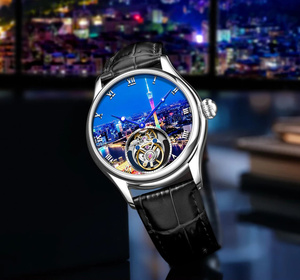 Reloj Mecánico Automático Tourbillon 7076 con Diseño de Torre de Moda, Esfera Isoperibólica, Relojes Mirar, Nuevo Diseño 2024 para Hombre - Product Image 2