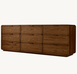 Meubles <span class=keywords><strong>de</strong></span> chambre à coucher <span class=keywords><strong>de</strong></span> luxe <span class=keywords><strong>de</strong></span> haute qualité <span class=keywords><strong>Commode</strong></span> <span class=keywords><strong>de</strong></span> chambre à coucher avec rangement en bois massif et <span class=keywords><strong>noyer</strong></span> avec 9 tiroirs - Product Image 3