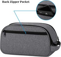 Sac de rangement de voyage pour accessoires de ventilateur, double couche, compartiments à poignée, extra large, doublure intérieure à fermeture auto-agrippante fixe