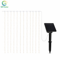 Guirlandes solaires pour fenêtre, chambre, balcon, fête, mariage, jardin, IP65, étanches, 8 modes d'éclairage, du crépuscule à l'aube