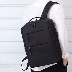 Sac à dos personnalisé avec logo pour hommes d'affaires, étudiants, voyageurs, en polyester, avec port USB, imperméable, design pour ordinateur portable, sac à dos scolaire - Product Image 1