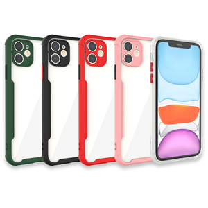 For <span class=keywords><strong>Iphone</strong></span> <span class=keywords><strong>11</strong></span> Pro Max Phone Case Tpu 2 In 1 Bumper Custom Square Acrylic Phone Case - Product Image 5