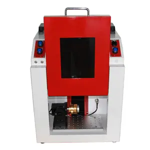 White Color OEM 3W 5W Mini Portable Bar Code UV Enclosed Laser Marking Machine