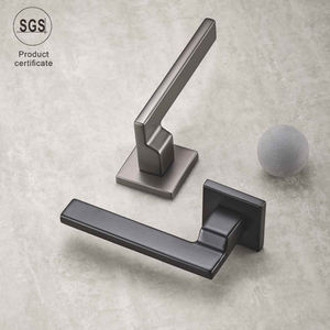 Jision现代欧式水晶风格锌合金压铸金色内部镀铬门把手5年保修简易门 - Product Image 2