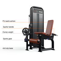 Machine commerciale d'extension des jambes assise, équipement de musculation, machine de fitness à charge par poulie pour club de gym