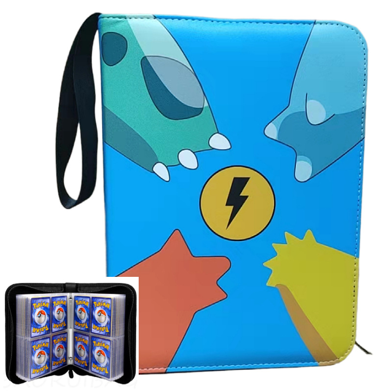 Petites mains bleues-4 carrés-50 pages-400 cartes
