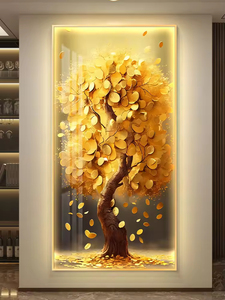 Decorazione del portico personalizzato dipinto salotto <span class=keywords><strong>moderno</strong></span> <span class=keywords><strong>sala</strong></span> <span class=keywords><strong>da</strong></span> <span class=keywords><strong>pranzo</strong></span> ricco albero di cristallo lampada <span class=keywords><strong>da</strong></span> parete Art LED <span class=keywords><strong>da</strong></span> parete - Product Image 2