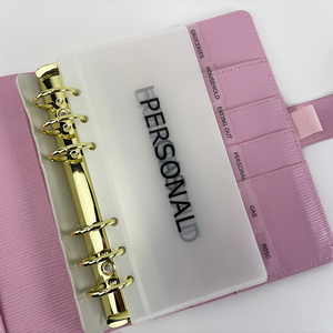 Bolsa para guardar dinero con 6 pestañas, sin cremallera, de hojas sueltas, personalizada, tamaños A6, A7, A5, con palabras impresas, separador de sobres para efectivo con pestañas A6, de primera calidad en EE. UU. - Product Image 1
