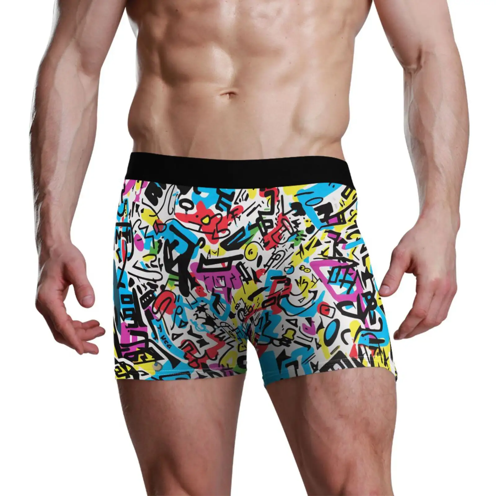 Wholesale Custom Tie Dye Underwear For Man Classical Cotton Spandex Boxer Shorts Male Basics Boxer Briefs