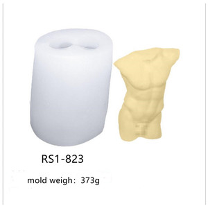Homesun dodue femme bougie Silicone moule 3D corps masculin femme <span class=keywords><strong>enceinte</strong></span> bougie moule décoration de la maison - Product Image 4