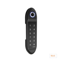Connectivité WiFi Carte à puce Empreinte digitale Serrure numérique pour bureau à domicile Salle de sauna Aluminium Alliage de zinc Porte en bois Données en nuage