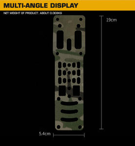 मॉडुलर त्वरित-ड्रा कैमलॉज लोअर प्रेस प्लेट एडाप्टर GB-ACC-11 छलावरण जादू टेप शिकार सहायक - Product Image 3