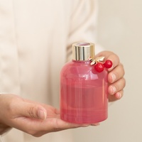 Diffuseur à bâtonnets 100 ml en gros, parfum cerise sans chaleur, flacon en verre, aromathérapie évaporative longue durée pour chambre, DIY