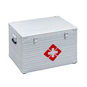 wonderful Hard Case Hotel and Family First Aid Kit First Aid Kit Box for Sale Metal Medical Aluminum Devices Electricity