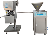 Línea de Producción de Salchichas de Alto Rendimiento, Máquina Industrial para Hacer Salchichas, Máquina para Elaborar Salchichas al Vacío/Hidráulica/Neumática