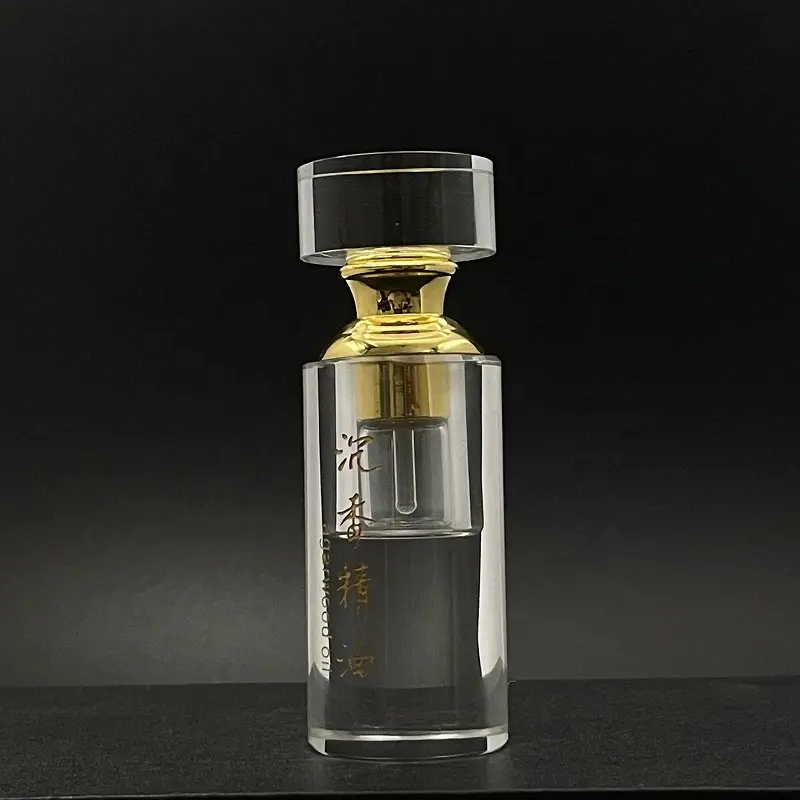 Bdsm — mini bouteilles d'huiles essentielles, ronde, fantaisie, de haute qualité, en cristal, petite bouteille en attar de 1ml