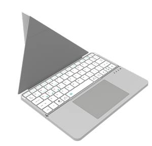 Teclado Mágico Desmontable con Soporte Magnético de Cuero, Multi-dispositivos, Plegable, Negro, con Panel Táctil - Product Image 6