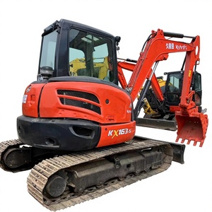Mini-excavatrice compacte sur chenilles de 6 tonnes avec moteur Kawasaki, idéale pour les travaux agricoles et de construction (modèle KX163-5) - Product Image 1