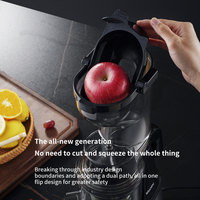 Commerciële multifunctionele sapcentrifuge voor groenten, fruit en sinaasappels, grote opening, koude pers, elektrische slowjuicer