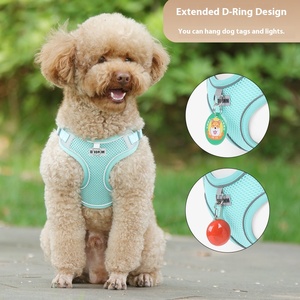 Yaz yürüyüşleri için 2025 yeni tasarım lüks evcil hayvan koşumu nefes köpek tasma taktik yelek tarzı köpek tasma evcil hayvan malzemeleri - Product Image 3