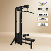 Machine de musculation assise pour tirage haut et tirage bas, équipement d'entraînement du haut du corps pour salles de sport, qualité professionnelle