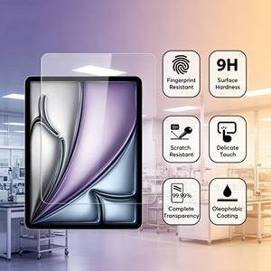 ฟิล์มกระจกนิรภัยกันรอยสำหรับแท็บเล็ต iPad 9H  ฟิล์มกันรอยหน้าจอสำหรับ iPad Air 11 2026 - Product Image 4