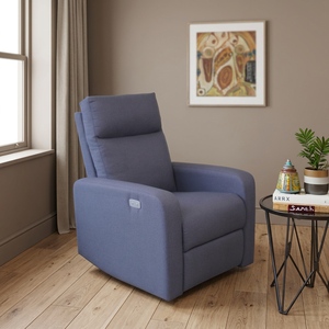 Modern Fabric Electric Recliner <b>sofa</b> Power Recliner Chair Fabric Living Room Recliner One Seat Powered Tilting Lounge Armchair - Product Image 4