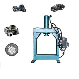 hydraulic press car motorcycle disassemble recycling machine cylinder aluminum alloy Cutter cutting separate machine automatic