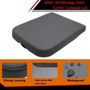 Dodge Ram Center Console Cover 2002-2012 Armrest Box Storage Plastic Leather <b>Interior</b> <b>Accessory</b> - Product Image 3