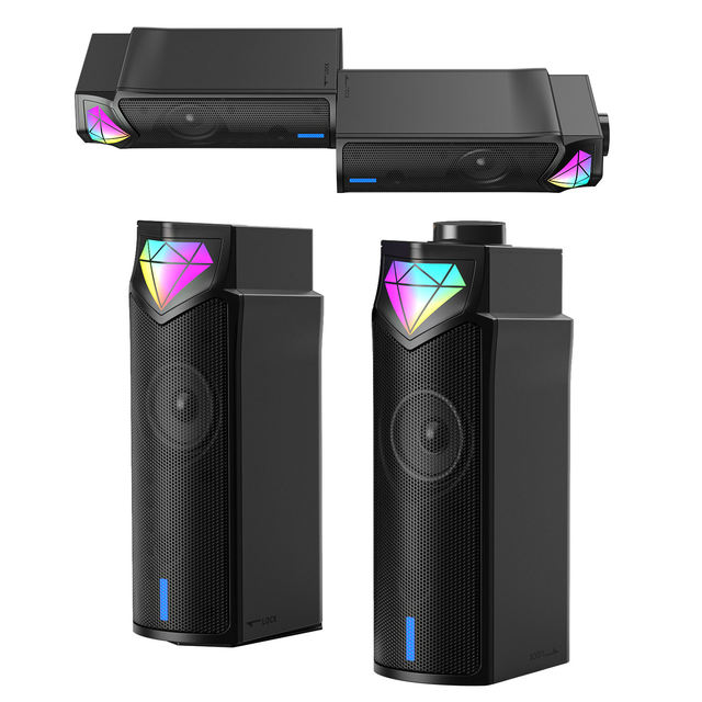 ONIKUMA L1 Home Theater Soundbar Karaoke Set for 5.0 Hi-Res Sound 30-50W Portable Wireless Speaker System