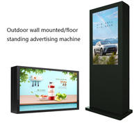 Pantalla LCD Publicitaria para Exteriores de 55 Pulgadas para Eventos, Pantalla Táctil Impermeable con Sistema Operativo Android/Windows, 1 Año de Garantía, Certificación CE