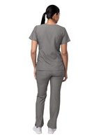 Joggers Verpleegset Rayon Scrubs Uniform Voor Vrouwen Rekbare Schoonheidssalon Spa Uniform Oem Model Gedrukt Technics