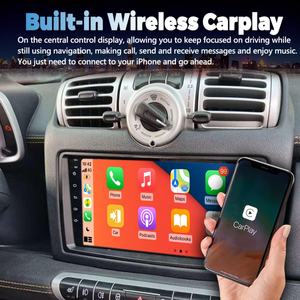 Radio Estéreo para Auto con Android 14, 128GB, Voz AI, CarPlay, para Benz Smart Fortwo W451 2006-2009, GPS, Navegador, Reproductor Multimedia de Video, Auto HU - Product Image 3