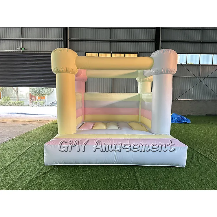 Thương mại PVC Inflatable Toddler pastel Bounce nhà 8ft * 11FT