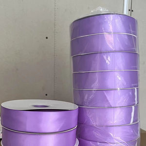 شرائط فاخرة للربطات، شريط ساتان بعرض 1 1/2 بوصة، شريط ترتر وردي، زهور من الشرائط، شريط ساتان مزدوج الوجه - Product Image 5