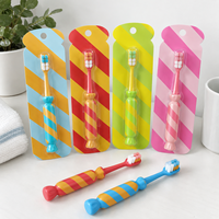 Brosse à dents 2-en-1 en gros avec gratte-langue OEM & ODM, poils ultra-doux de 0,12 mm, étui individuel, kit de soins bucco-dentaires pour adultes