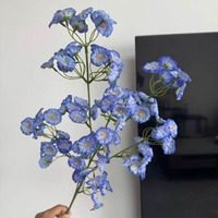 KEWEI 1894 Recommandé : Fleurs artificielles en soie, 98 têtes, Gypsophile et Marguerite, pour décoration de table et d'intérieur