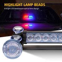 Barra de Luces LED Estroboscópicas RCJ 12V/24V para Camiones y Vehículos, Nueva, Luz de Señalización de Emergencia Intermitente Lateral para Autos