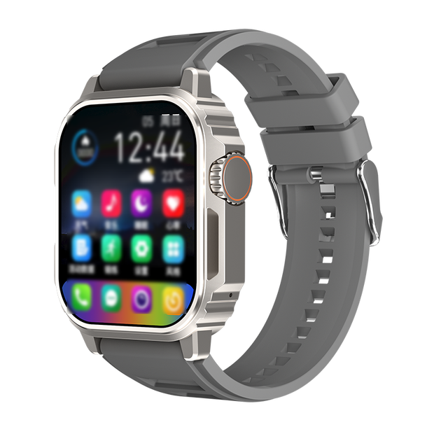 TW11 Rugged Smart Sport Fitness Watch Outdoor Smartwatch 1.96 Inch Full Touch Screen Heart Rate Sleeping Tracker Smart Watch