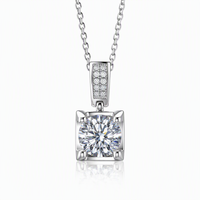 Colliers pendentifs de mode en gros Kirin, D VVS Mossinite, hypoallergéniques, en argent sterling 925, chaîne de collier avec pendentif, OEM ODM