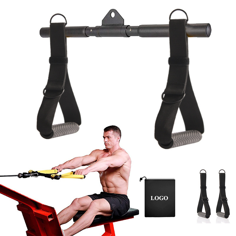 Corde de traction noire pour triceps - corde de traction de surface