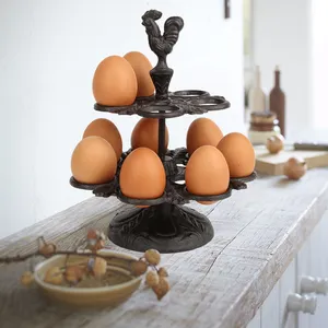 IRON EGG STAND METAL EGG STAND ANTIQUE IRON EGG STAND