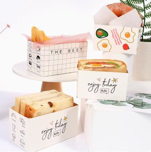 Caja de Embalaje Desechable para Sándwiches, Hamburguesas, Tostadas, Tamagoyaki y Productos de Panadería - Product Image 4