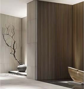 Nouvelles tendances en panneaux muraux, grilles en bois, panneaux décoratifs d'intérieur personnalisés, revêtement mural, panneaux en bois de noyer - Product Image 6